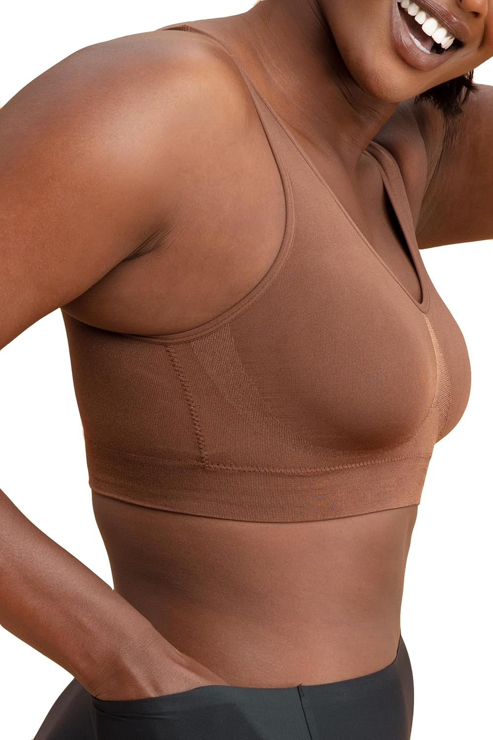 Bras for Women - Comfortable Wireless Support Bra, Seamless Full Coverage No Underwire Bra for Everyday Comfort